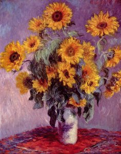 Nature morte avec tournesols